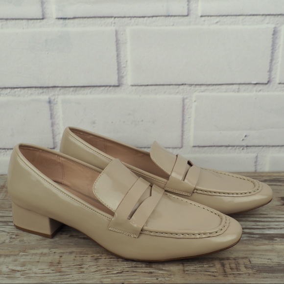 Zara Shoes - Zara sz 41 / US 10.5 nude faux leather loafers